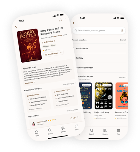 Podcast app redesign shown on two phones